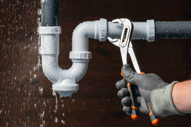 Professional Water Line Repair technician working in Hampton, NY